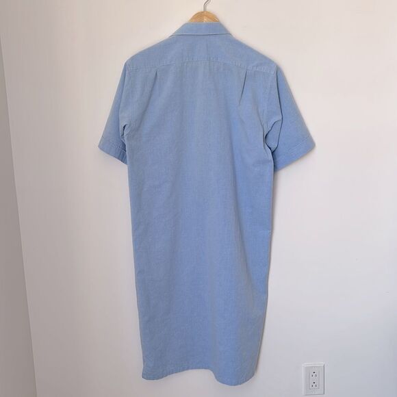 Saint James Denim Shirt Dress Made in France (Size 40 France- US 8/Medium) - Picture 6 of 8